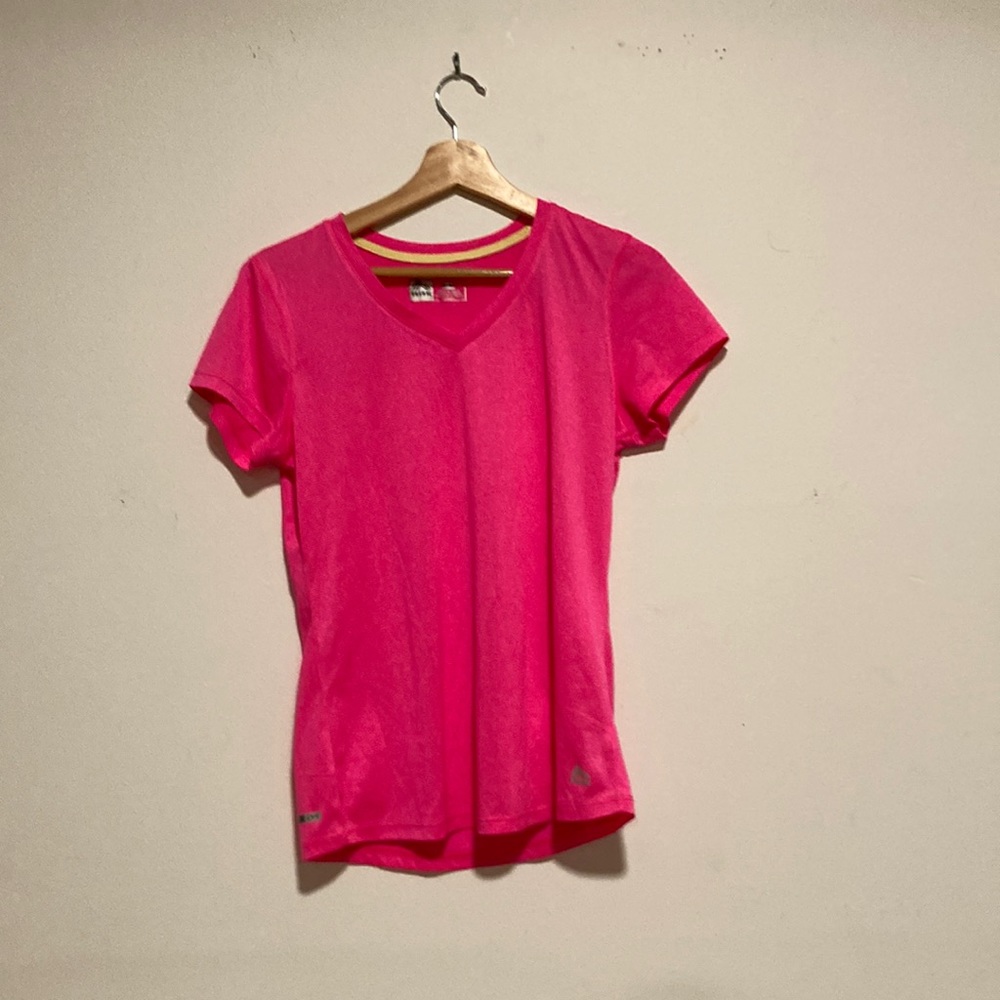 Neon Pink Woman’s Athletic Shirt